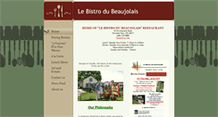 Desktop Screenshot of lebistrodubeaujolais.com